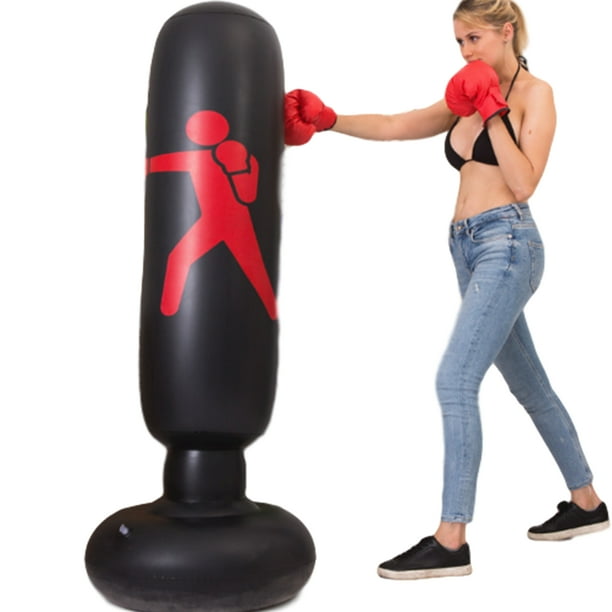 Free Standing Punch Bag Boxing Kick 1.6M MMA Martial Art Home For Adult Child